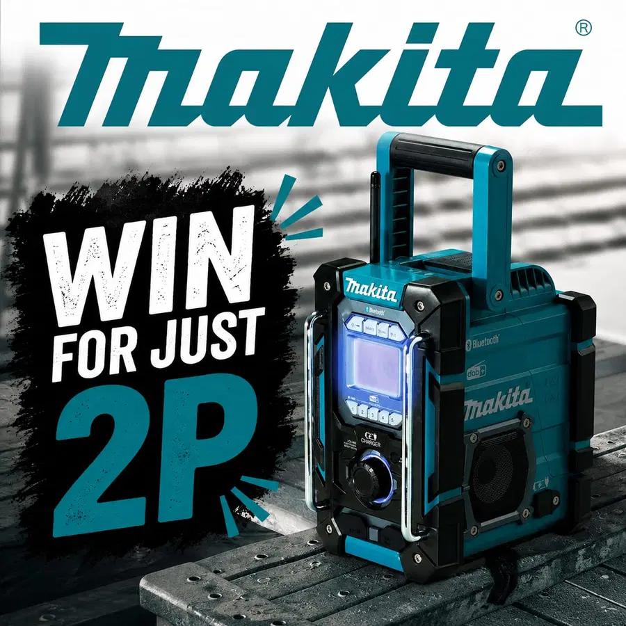 Auto Draw – Makita DMR301 AM/FM/DAB/DAB+ Job Site Speaker/Charger with Bluetooth
