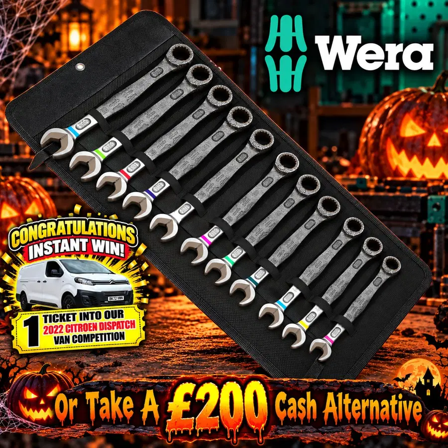 Wera 11 Piece Joker ‘6000’ Combination Ratchet Wrench Set (+ Every Entry Wins Van Tickets)