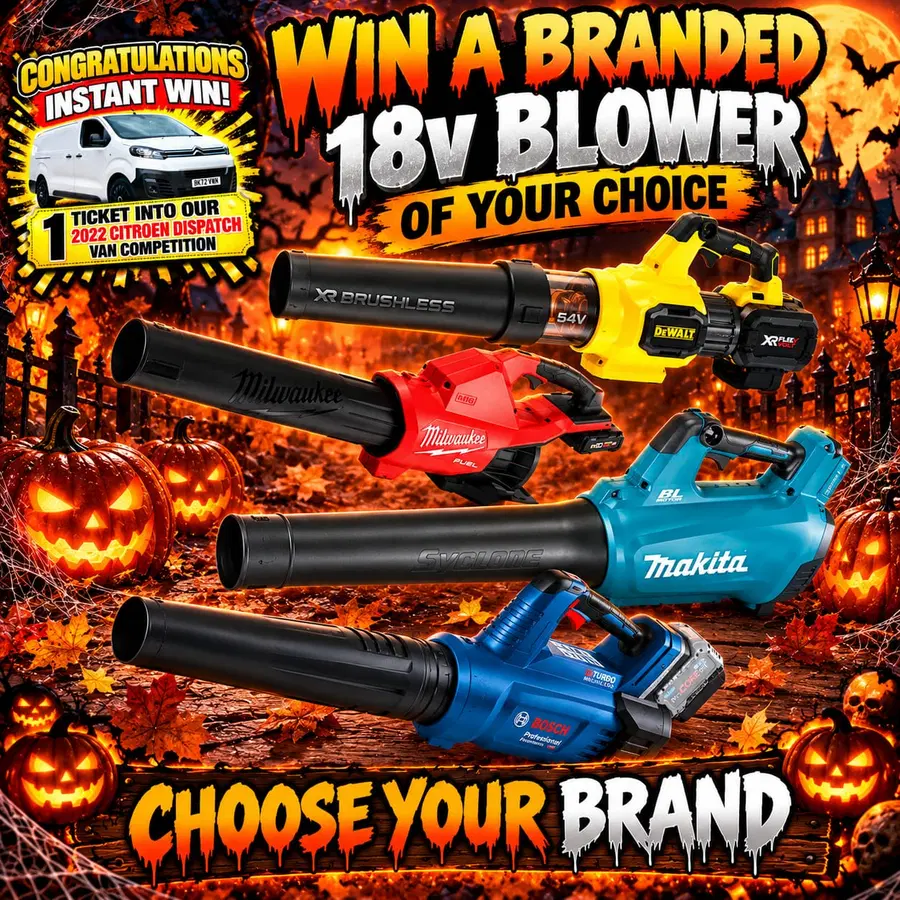 Brushless Blower Of Your Choice (+ Van Ticket Instant Wins)