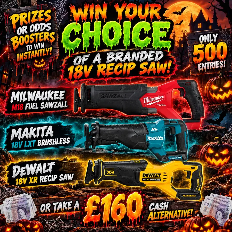 Branded 18v Brushless Recip Saw (+ Credit Odds Booster Instant Wins!) #2