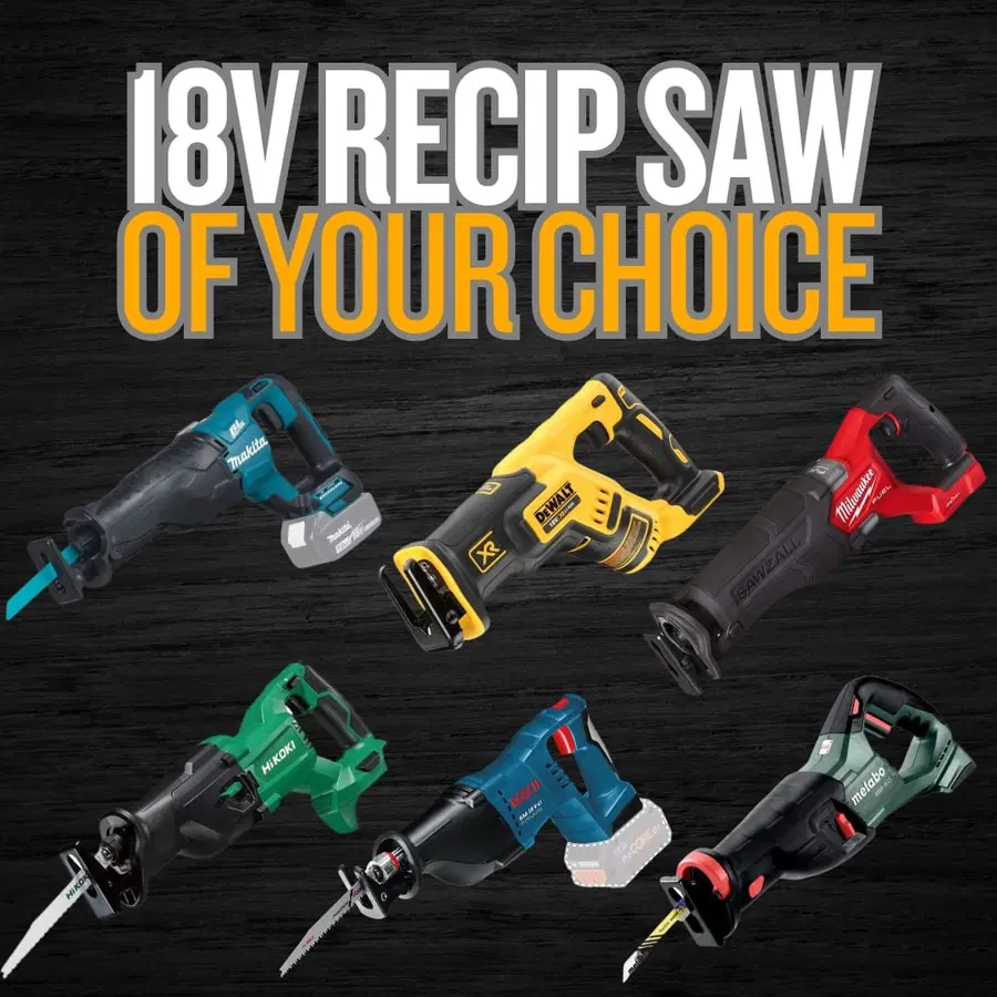 π₯ CHOOSE YOUR BRAND β RECIP SAW BATTLE! π₯