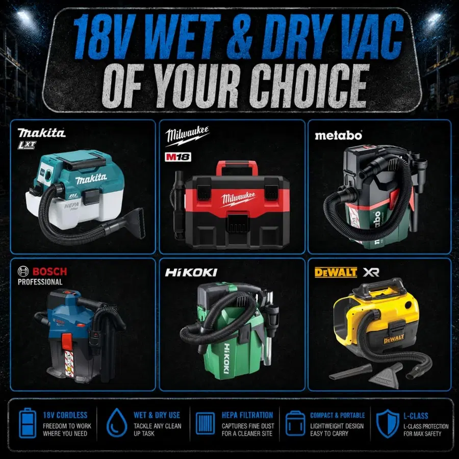 π₯ CHOOSE YOUR BRAND β COMPACT WET & DRY VAC! π₯