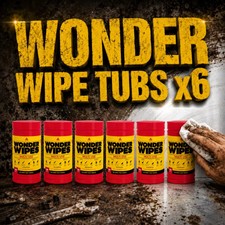 Sika Multi Use Wonder Wipes (Tub of 100) – 6 Tubs! Auto Draw