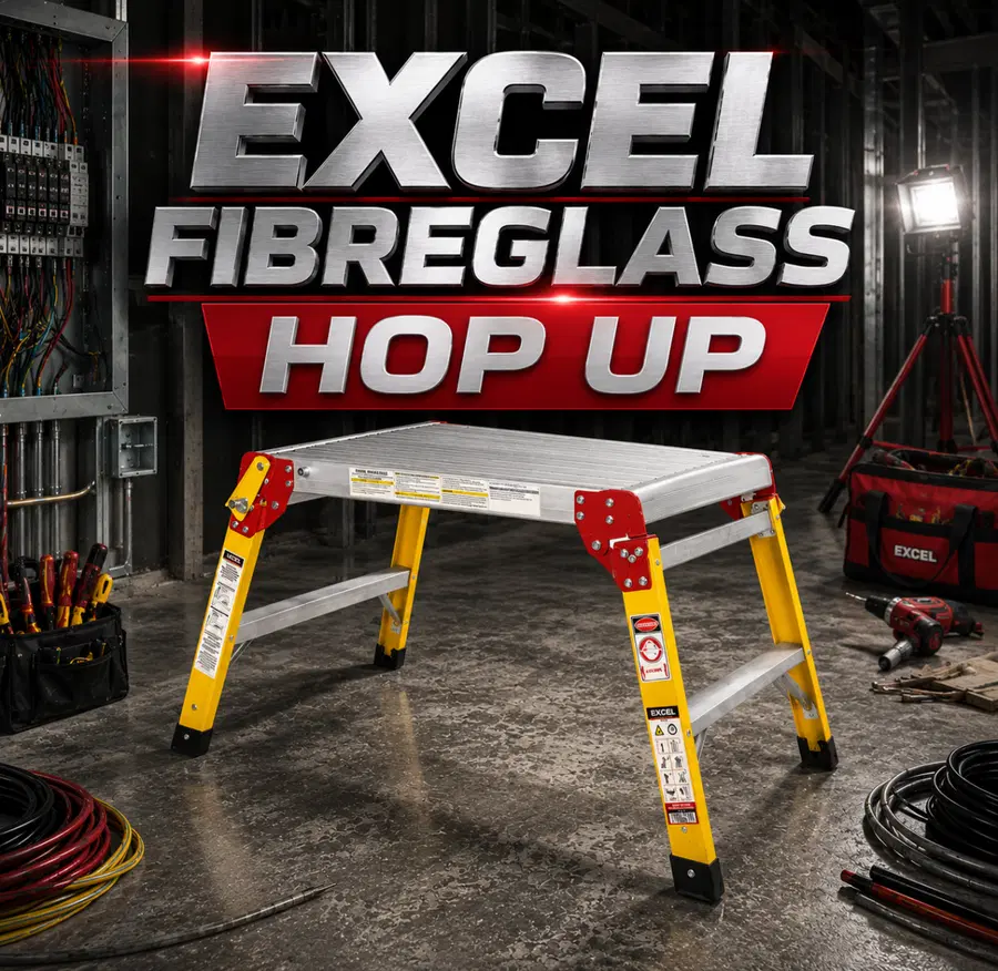 🪜 STEP UP YOUR GAME! 🪜Excel Fibreglass Heavy Duty Folding Hop Up! AUTO DRAW