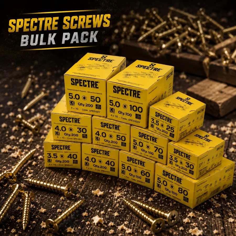 💪Spectre Wood Screw Trade Pack (1,800 Piece)💪 Auto Draw