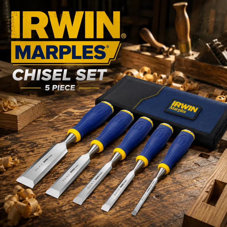 Irwin MS500 Marples 5pc Chisel Set Auto Draw