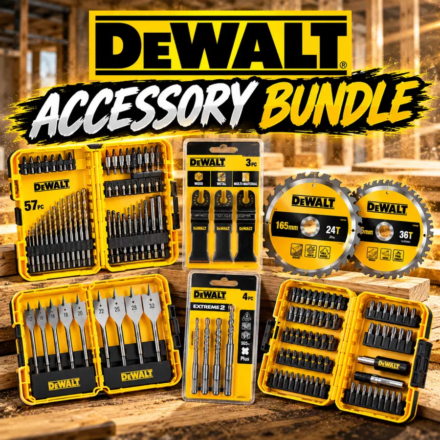 π₯ WIN A HUGE DEWALT ACCESSORY BUNDLE! π₯