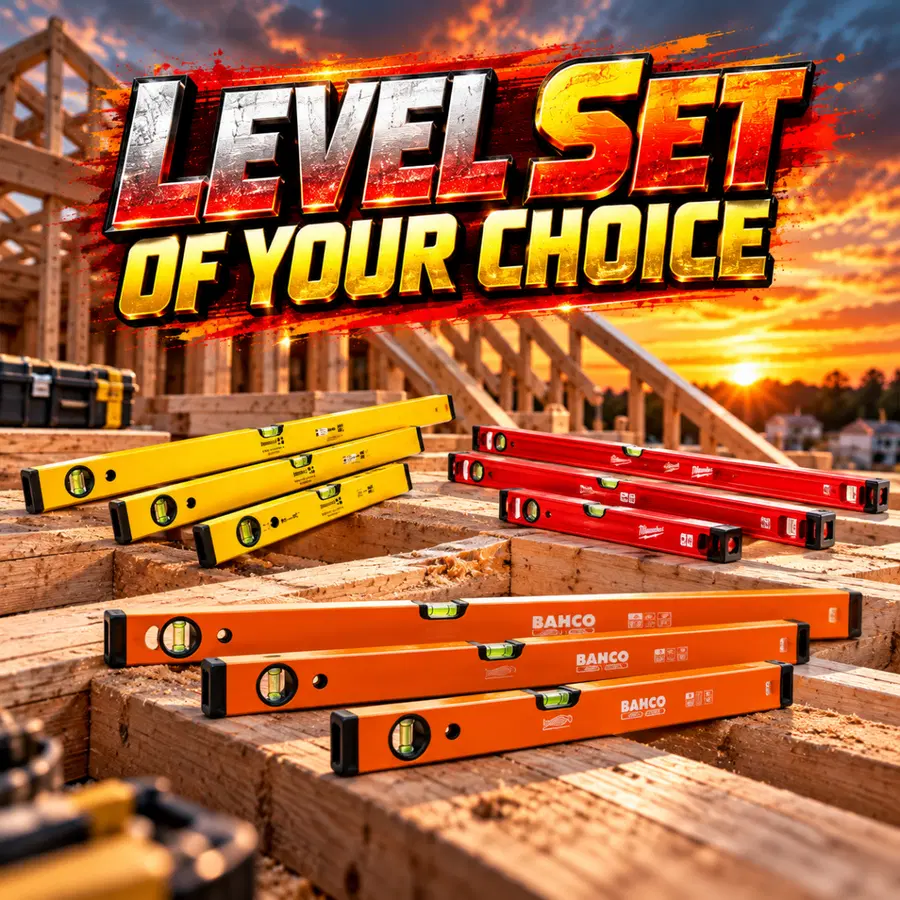 π₯ CHOOSE YOUR BRAND β 3PC SPIRIT LEVEL SET! π₯