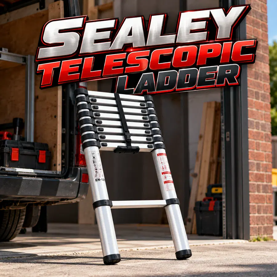 ๐ฅ WIN A SEALEY 9-TREAD TELESCOPIC LADDER! ๐ฅ