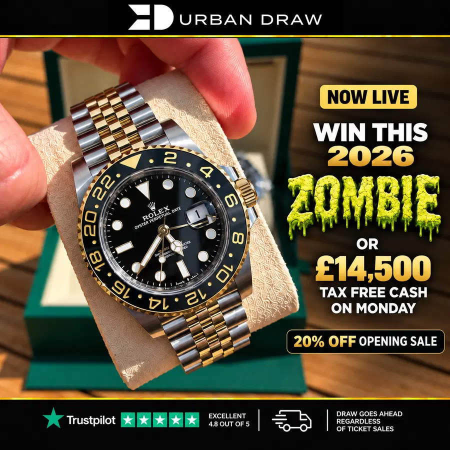 π§ββοΈ Rise of the Zombie: 2026 Rolex GMT-Master II or Β£14,500 Cash π
