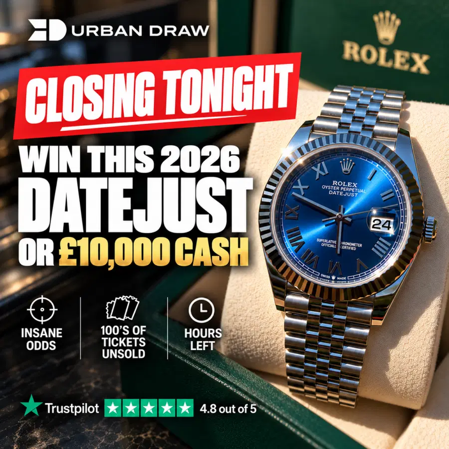 *CLOSING TONIGHT* WIN a 2026 Datejust 41 BLUE DIAL