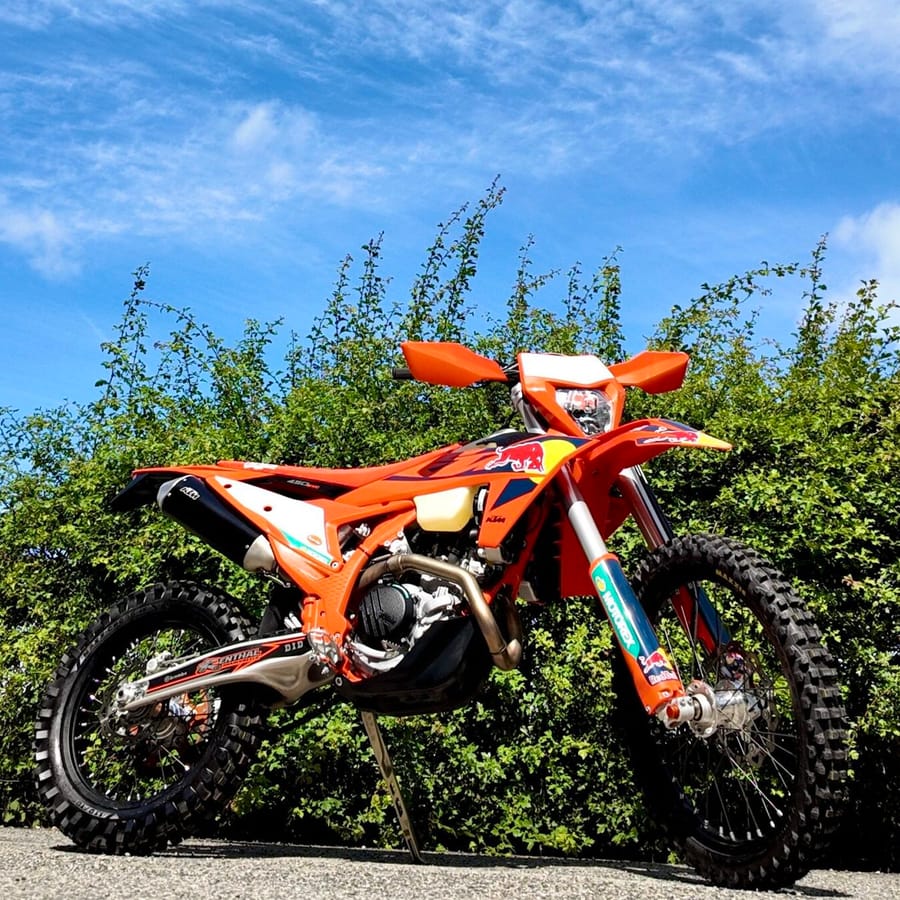 WIN THIS KTM 450 EXC CHAMPIONS EDITION SUPERMOTO